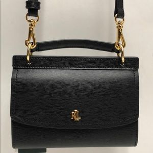 Lauren Ralph Lauren Belt Bag Black New 